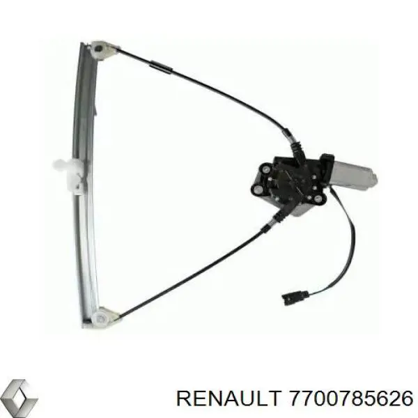 Compre 7700785626 Renault (RVI) Mecanismo de acionamento de vidro da porta dianteira direita