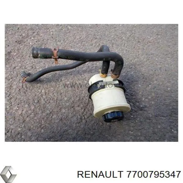 7700795347 Renault (RVI) Tanque de bomba da Direção hidrâulica assistida
