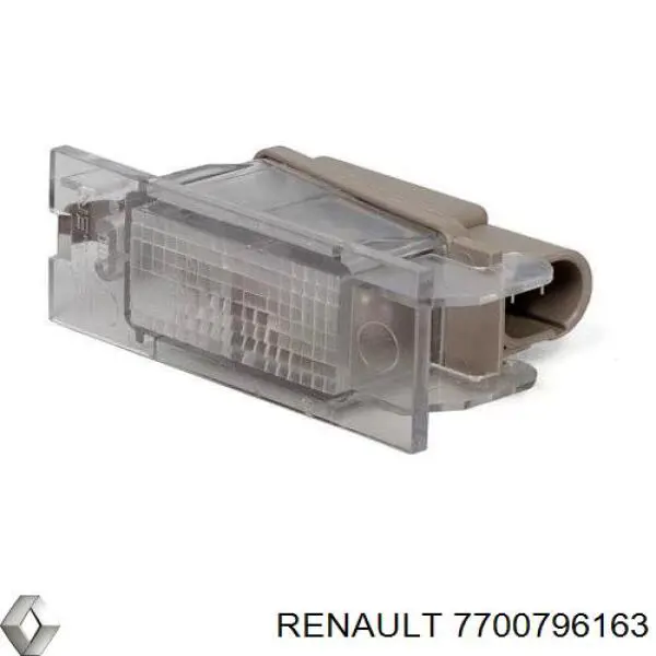 Lanterna da luz de fundo de matrícula traseira Renault (RVI) 7700796163 preço, a partir de 32,40 USD