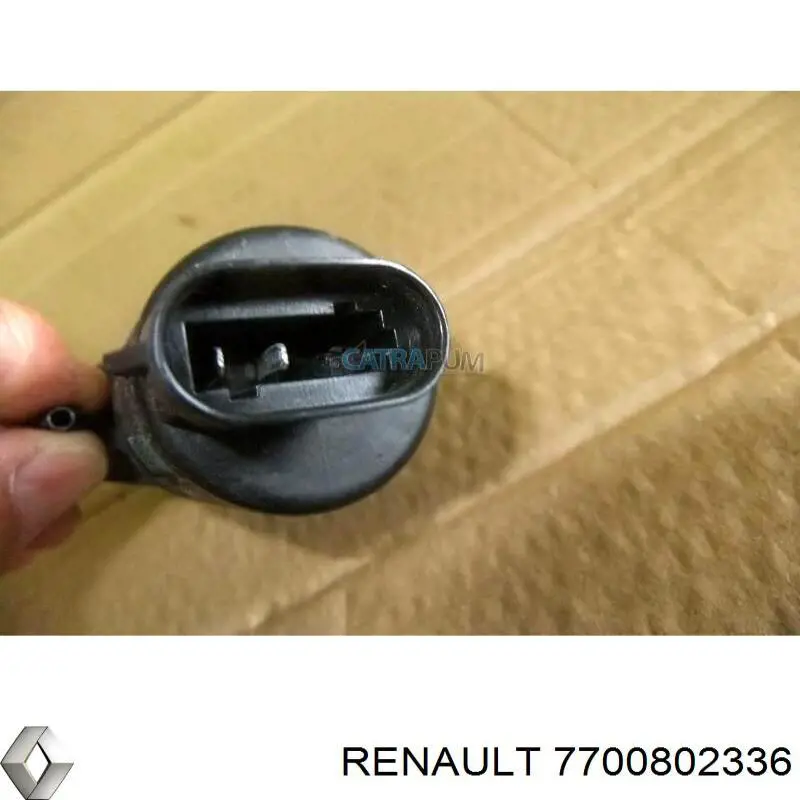 Bomba de motor de fluido para lavador de vidro dianteiro 7700802336 Renault (RVI)