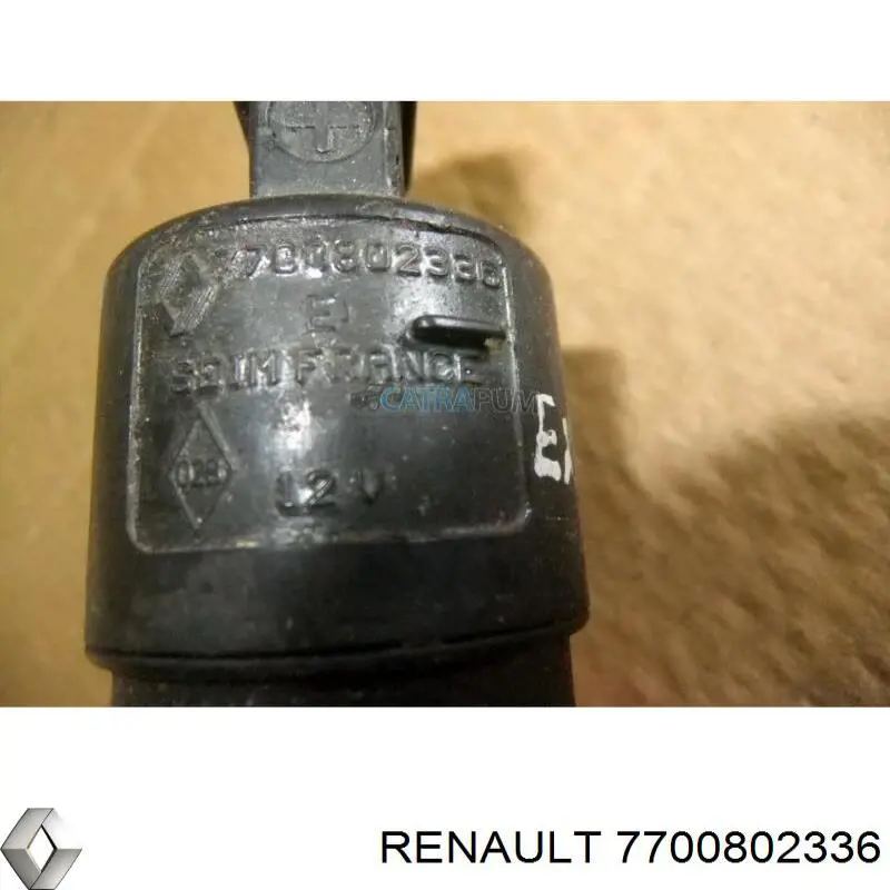 Bomba de motor de fluido para lavador de vidro dianteiro Renault (RVI) 7700802336 preço, a partir de 10,31 USD