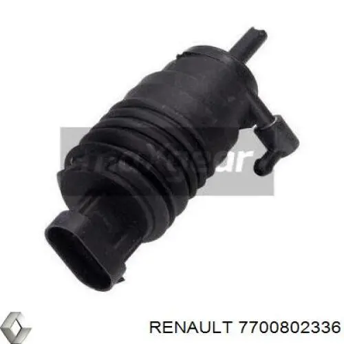 7700802336 Renault (RVI) Bomba de motor de fluido para lavador de vidro dianteiro