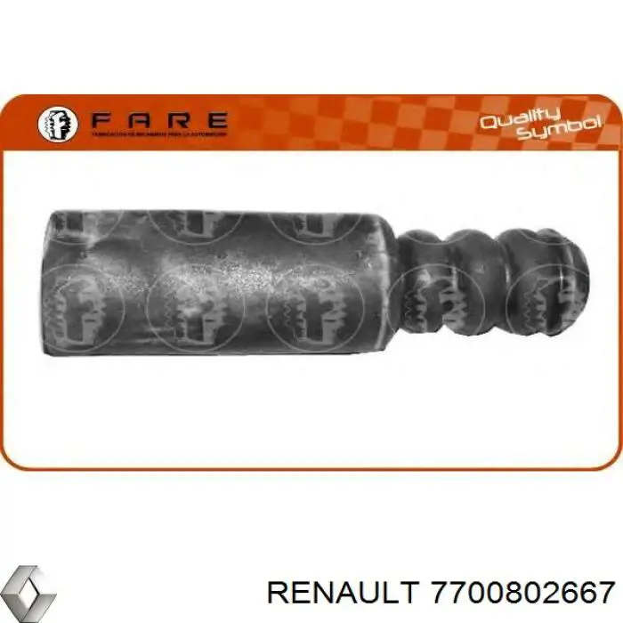 Compre 7700802667 Renault (RVI) Pára-choque (grade de proteção) de amortecedor dianteiro