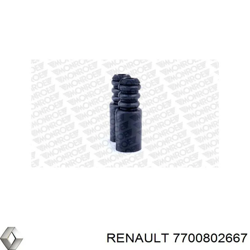 Compre 7700802667 Renault (RVI) Pára-choque (grade de proteção) de amortecedor dianteiro