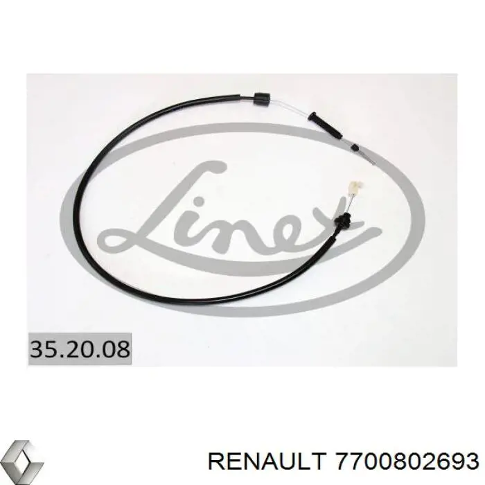 Compre 906230 SPJ Cabo/pedal de gás (de acelerador)