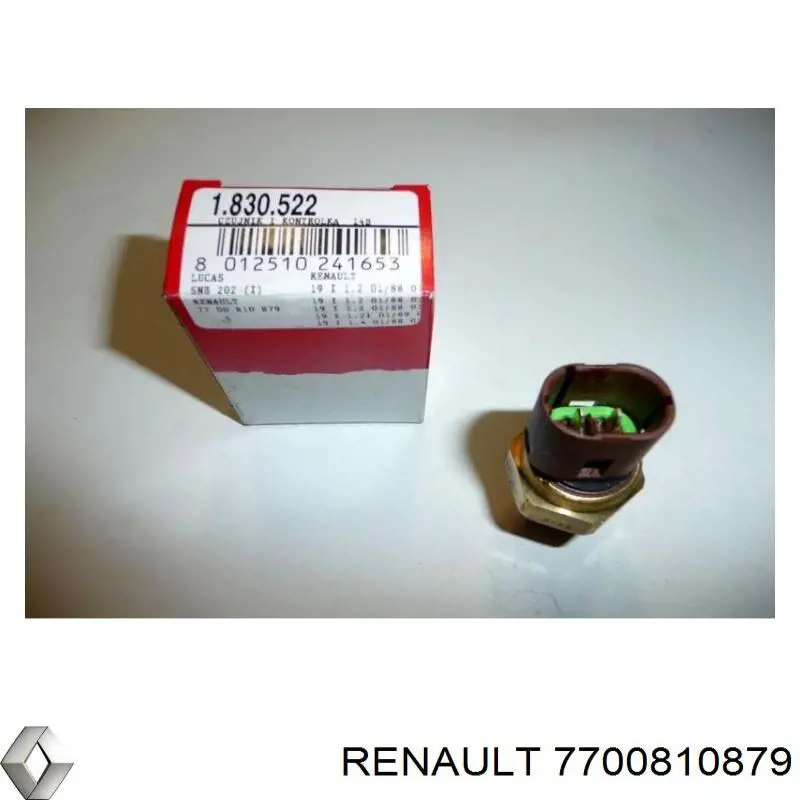 7700810879 Renault (RVI) Sensor de temperatura do fluido de esfriamento