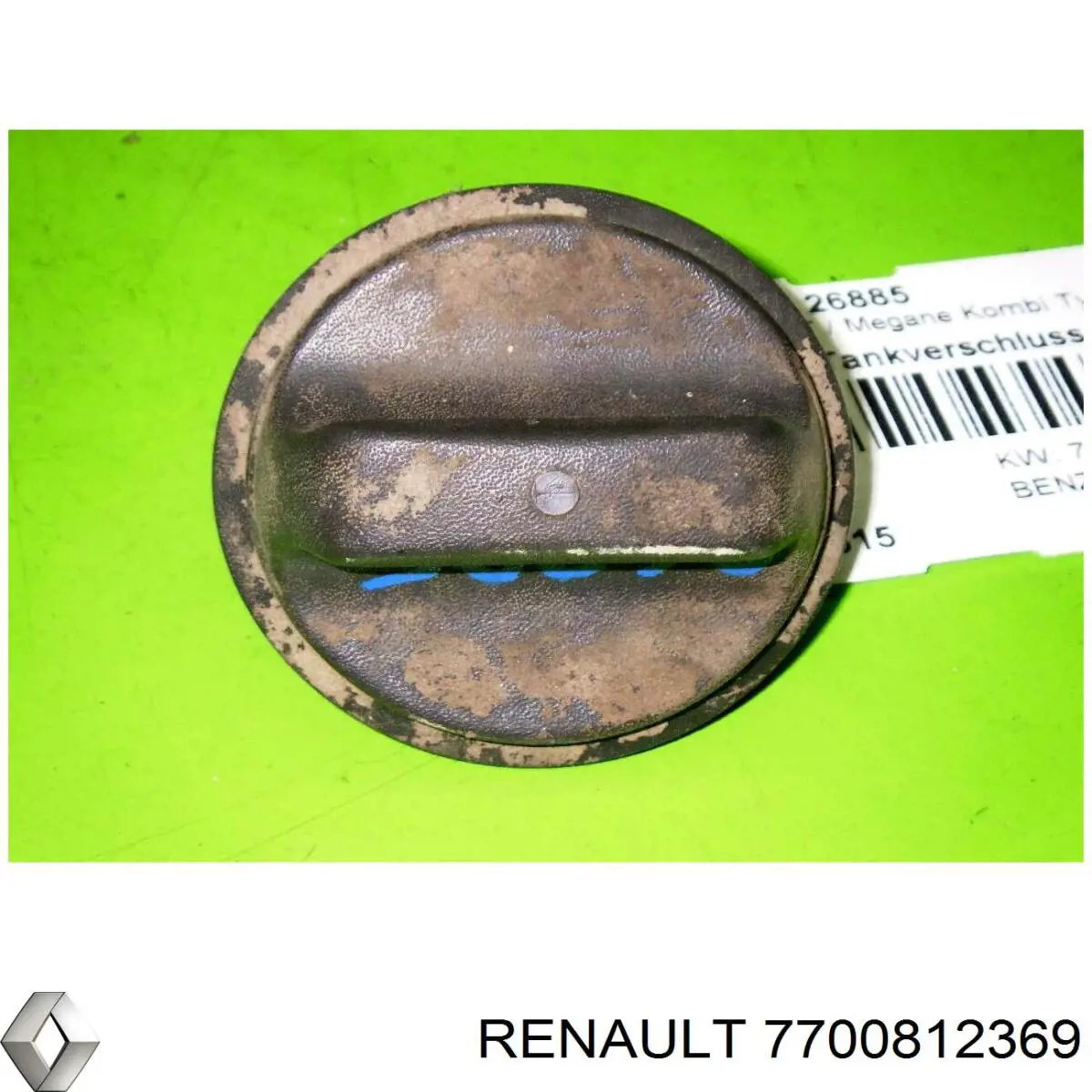 7700812369 Renault (RVI) Tampa (tampão) do tanque de combustível