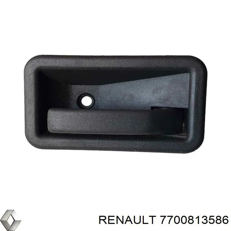 7700813586 Renault (RVI) Maçaneta interna dianteira/traseira da porta direita