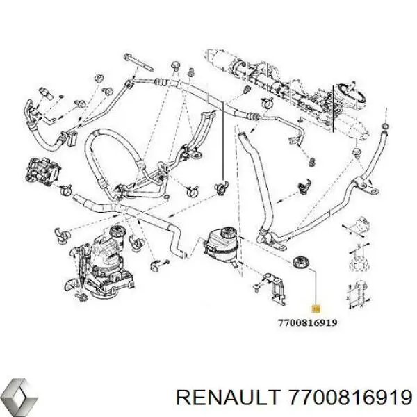 Tampa de tanque de bomba da Direção hidrâulica assistida Renault (RVI) 7700816919 preço, a partir de 5,64 USD