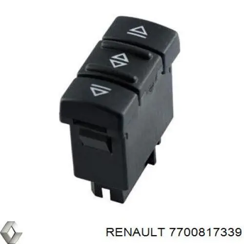 Unidade de botões dianteira esquerda de controlo de elevador de vidro Renault (RVI) 7700817339 preço, a partir de 22,79 USD