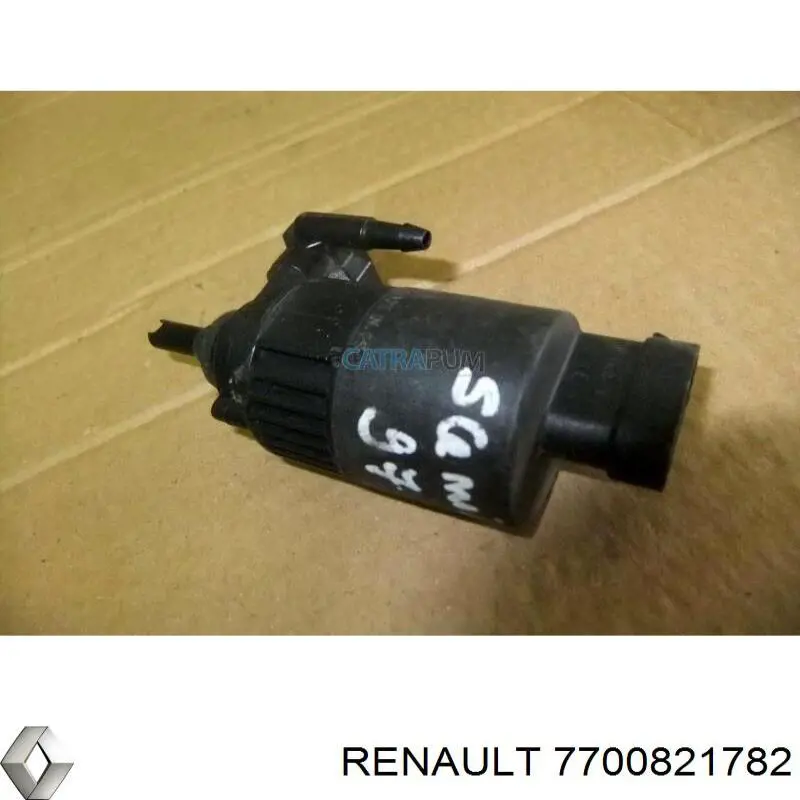 7700821782 Renault (RVI) Bomba de motor de fluido para lavador de vidro dianteiro/traseiro
