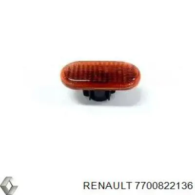 7700822136 Renault (RVI) Luz intermitente no pára-lama