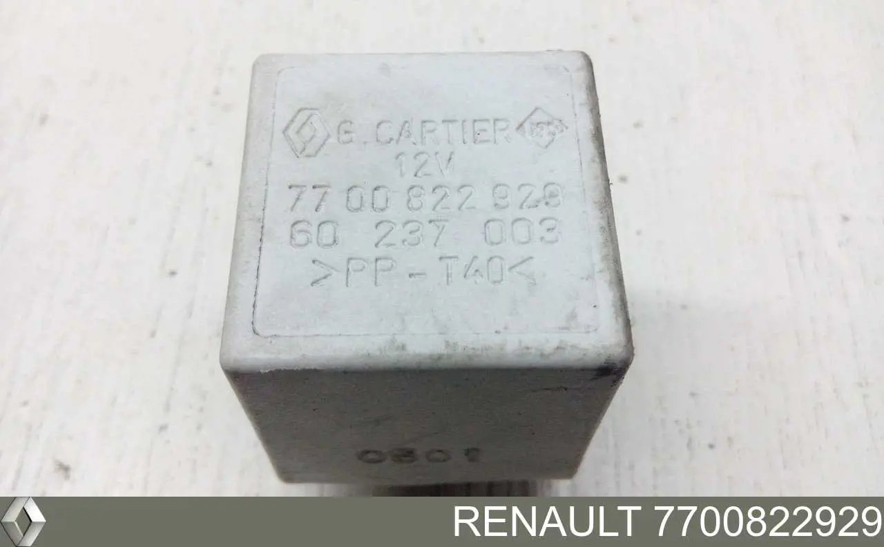 Compre 7700822929 Renault (RVI) Relê de controlo de limpador pára-brisas