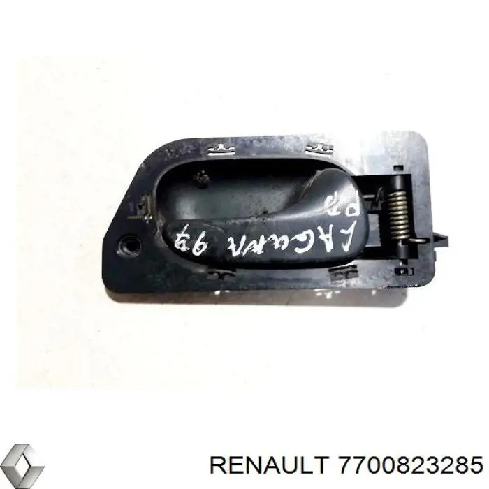 7700823285 Renault (RVI) Maçaneta interna direita da porta dianteira