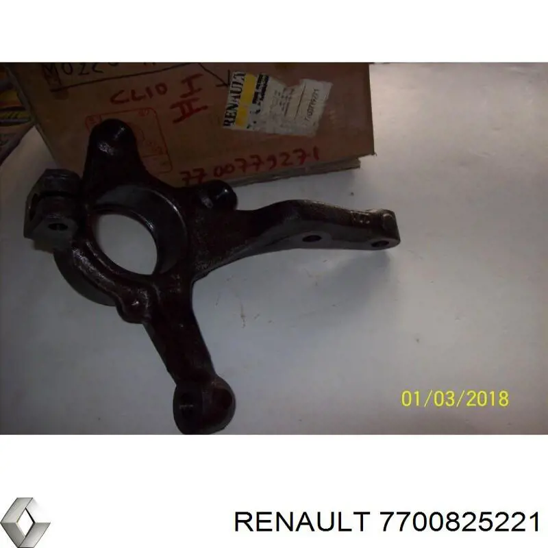 Pino moente (extremidade do eixo) dianteiro direito Renault (RVI) 7700825221 preço, a partir de 66,91 USD