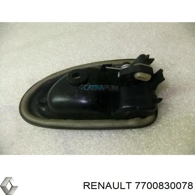 7700830078 Renault (RVI) Maçaneta interna esquerda da porta dianteira