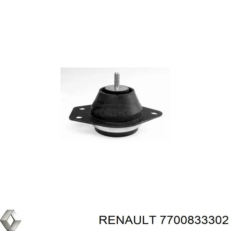 Compre 7700833302 Renault (RVI) Coxim (suporte) direito de motor