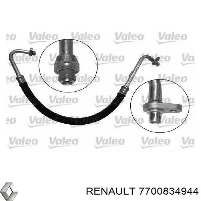 Mangueira de aparelho de ar condicionado, desde o compressor até o radiador Renault (RVI) 7700834944 preço, a partir de 116,45 USD