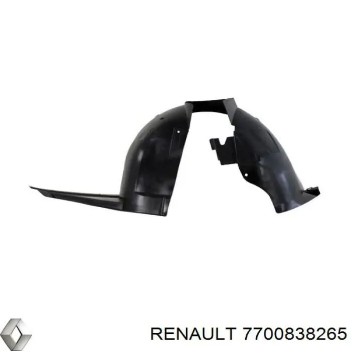 Compre 7700838265 Renault (RVI) Guarda-barras direito dianteiro do pára-lama dianteiro