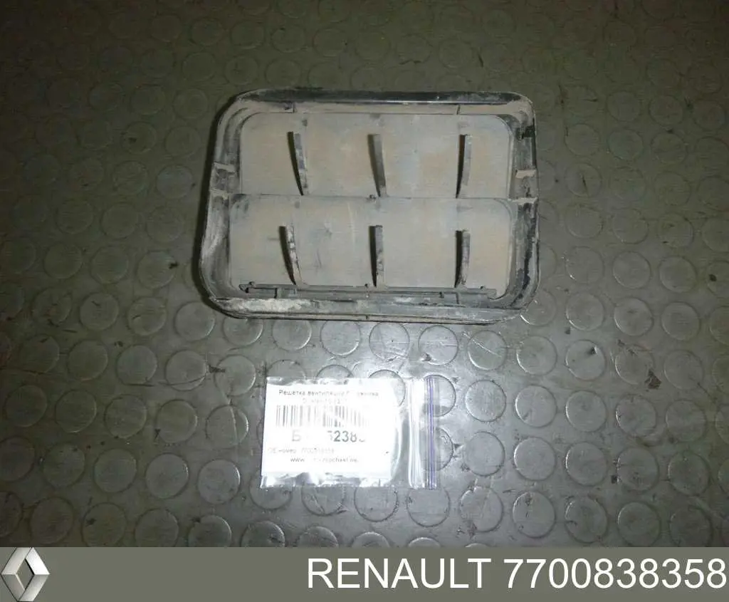Grelha traseira de ventilação Renault (RVI) 7700838358 preço, a partir de 40,58 USD