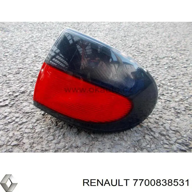 Lanterna traseira direita externa Renault (RVI) 7700838531 preço, a partir de 45,97 USD