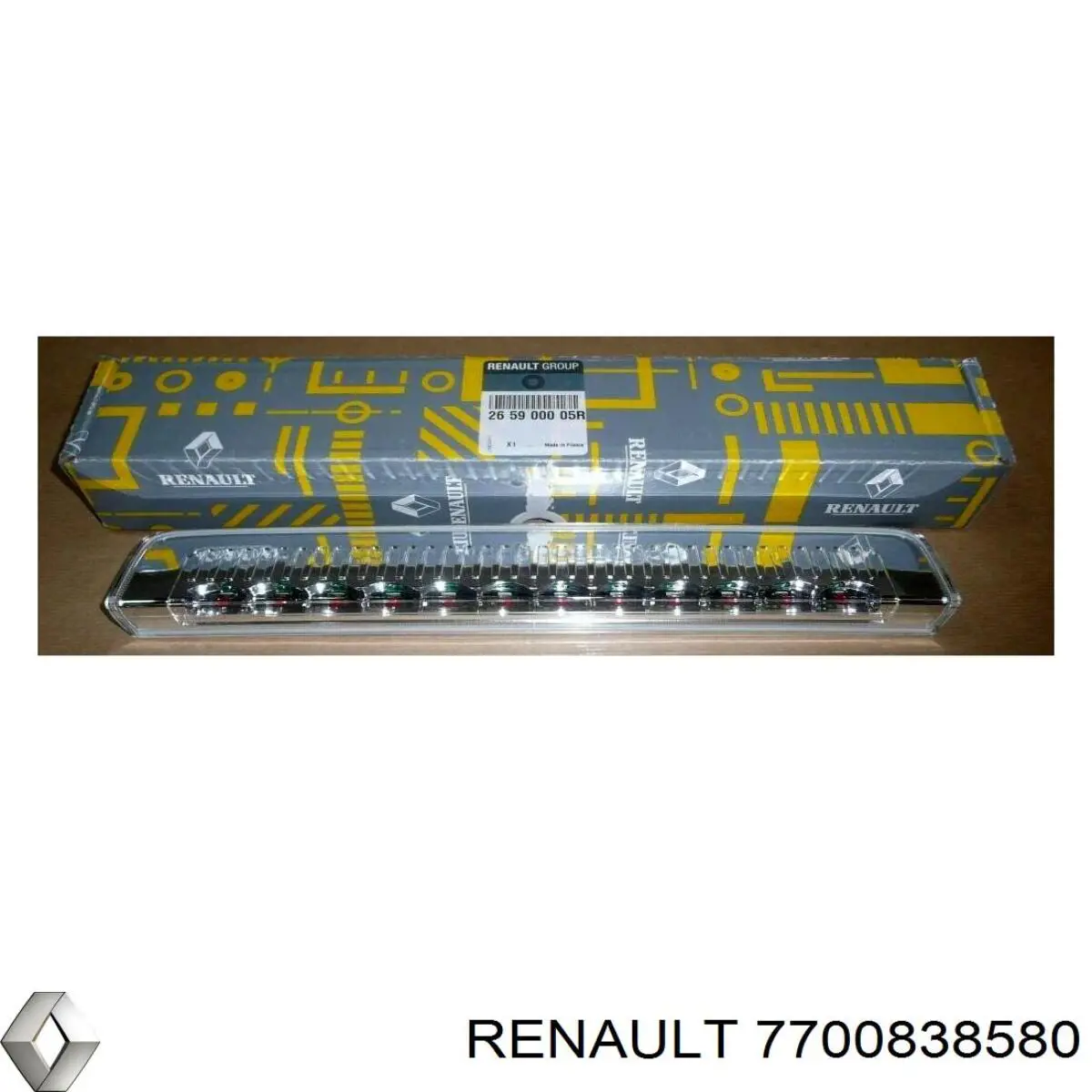 Compre 7700838580 Renault (RVI) Sinal de parada traseiro adicional