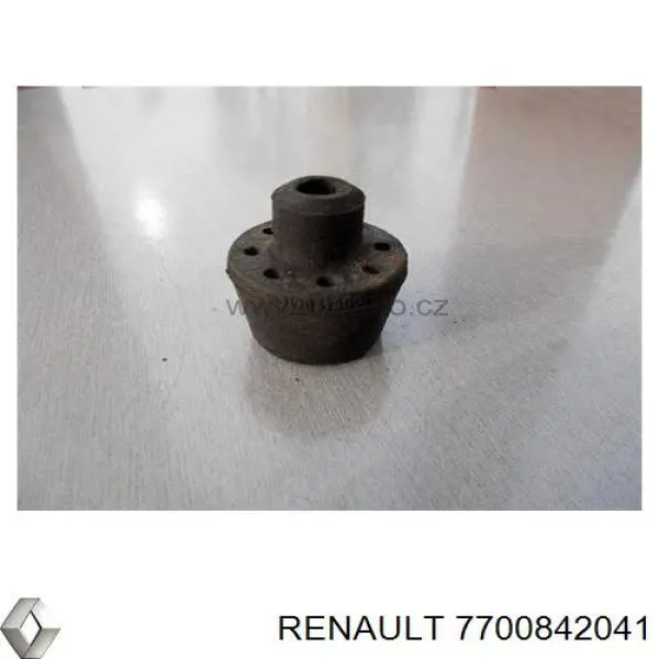 7700842041 Renault (RVI) Consola (coxim de fixação) inferior do radiador