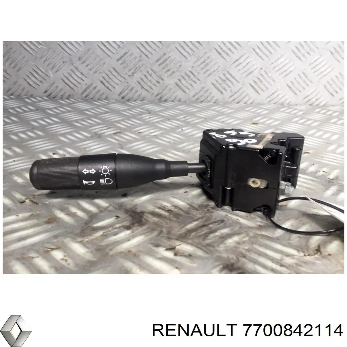 7700842114 Renault (RVI) Comutador esquerdo instalado na coluna da direção