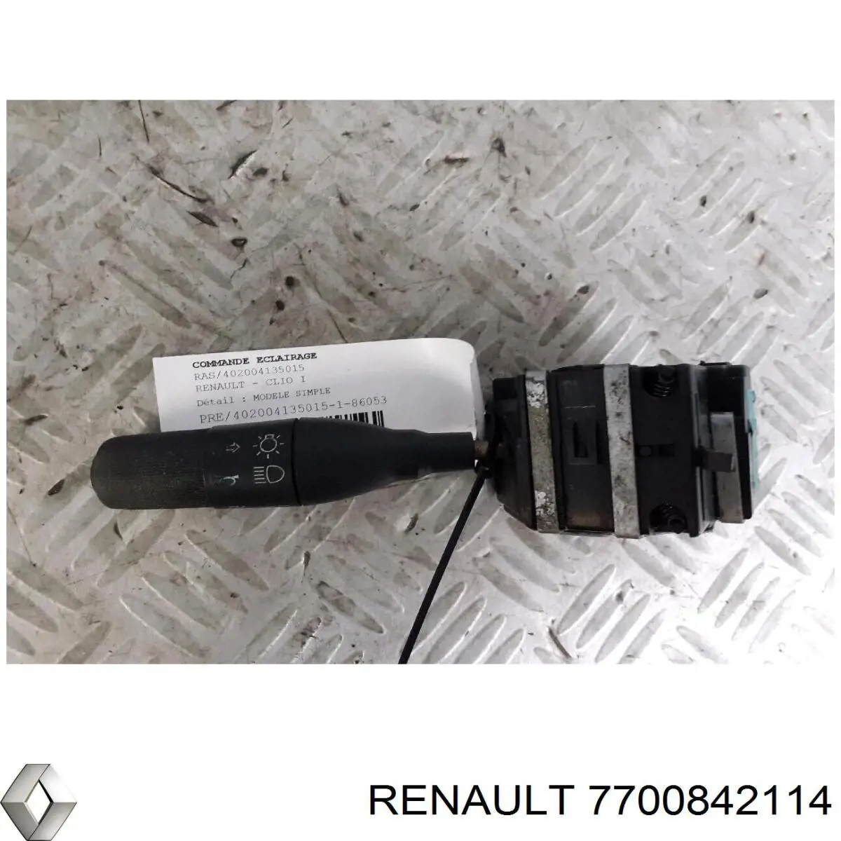 Comutador esquerdo instalado na coluna da direção Renault (RVI) 7700842114 preço, a partir de 45,97 USD