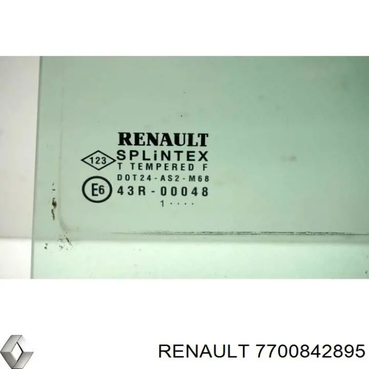 Vidro de janelo da porta traseira esquerda Renault (RVI) 7700842895 preço, a partir de 54,32 USD