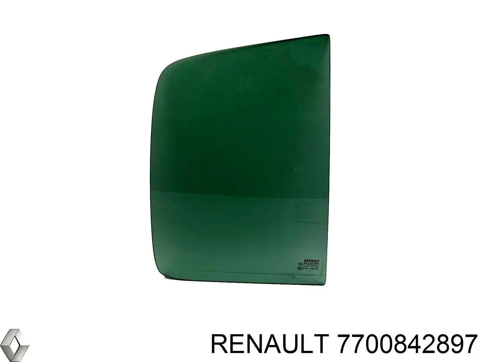 7700842897 Renault (RVI) Vidro de janelo da porta traseira direita