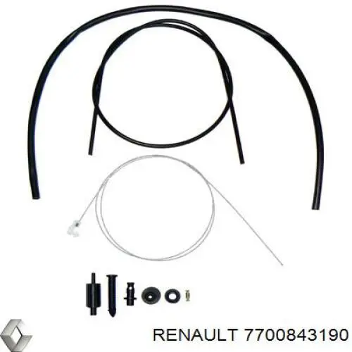 7700843190 Renault (RVI) Cabo/pedal de gás (de acelerador)