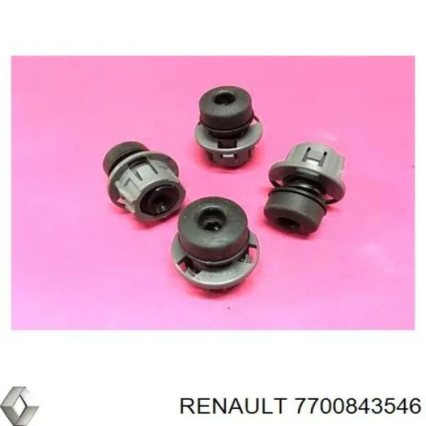 7700843546 Renault (RVI) Pára-choque (grade de proteção) da capota