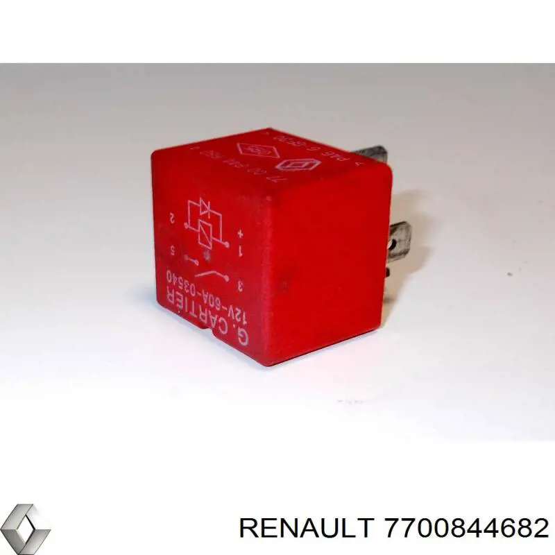 Relê elétrico multifuncional Renault (RVI) 7700844682 preço, a partir de 10,40 USD