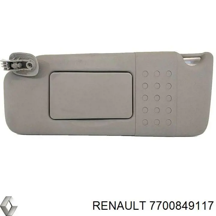 Pala contra o sol Renault (RVI) 7700849117 preço, a partir de 42,64 USD