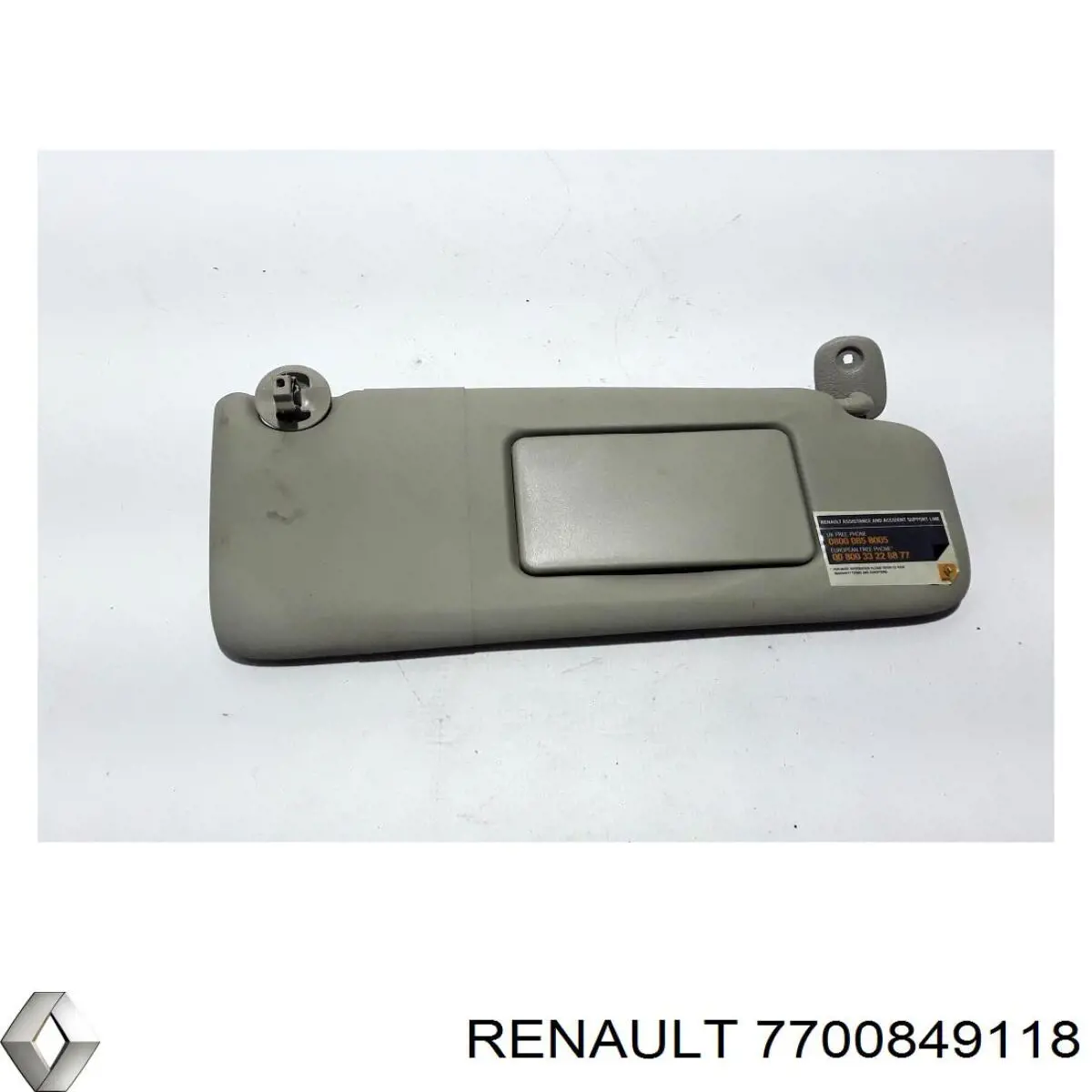7700849118 Renault (RVI) Pala contra o sol