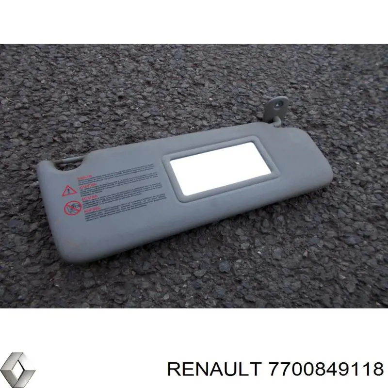 Compre 7700849118 Renault (RVI) Pala contra o sol