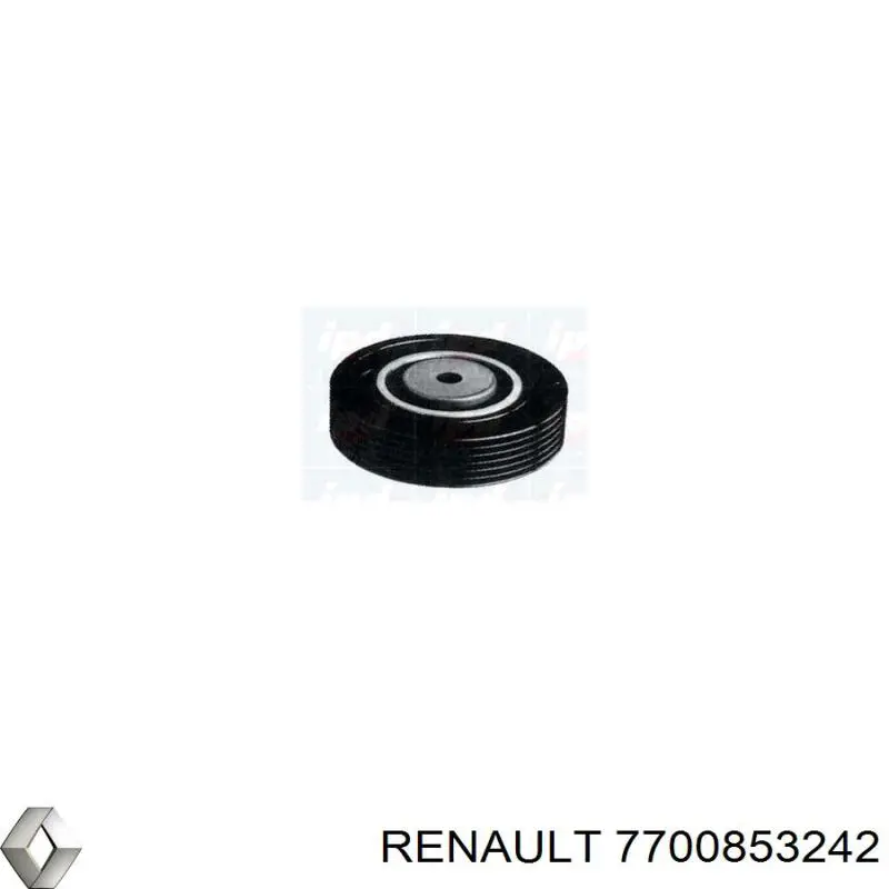 Rolo parasita da correia de transmissão 7700853242 Renault (RVI)
