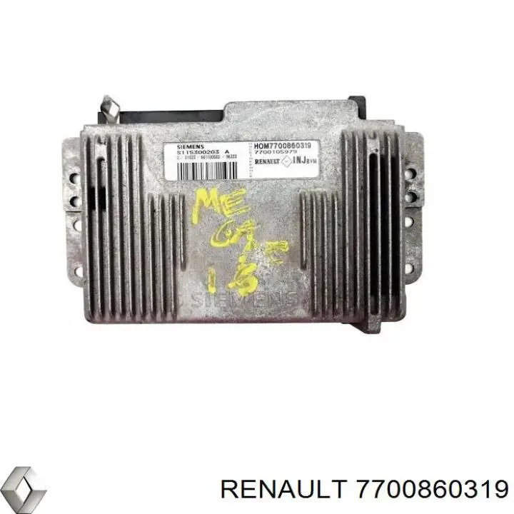 Módulo de direção (Centralina eletrônica) de motor 7700860319 Renault (RVI)