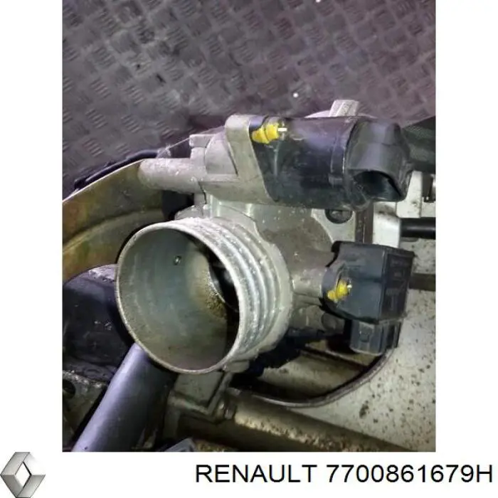 7700861679H Renault (RVI) Válvula de borboleta montada