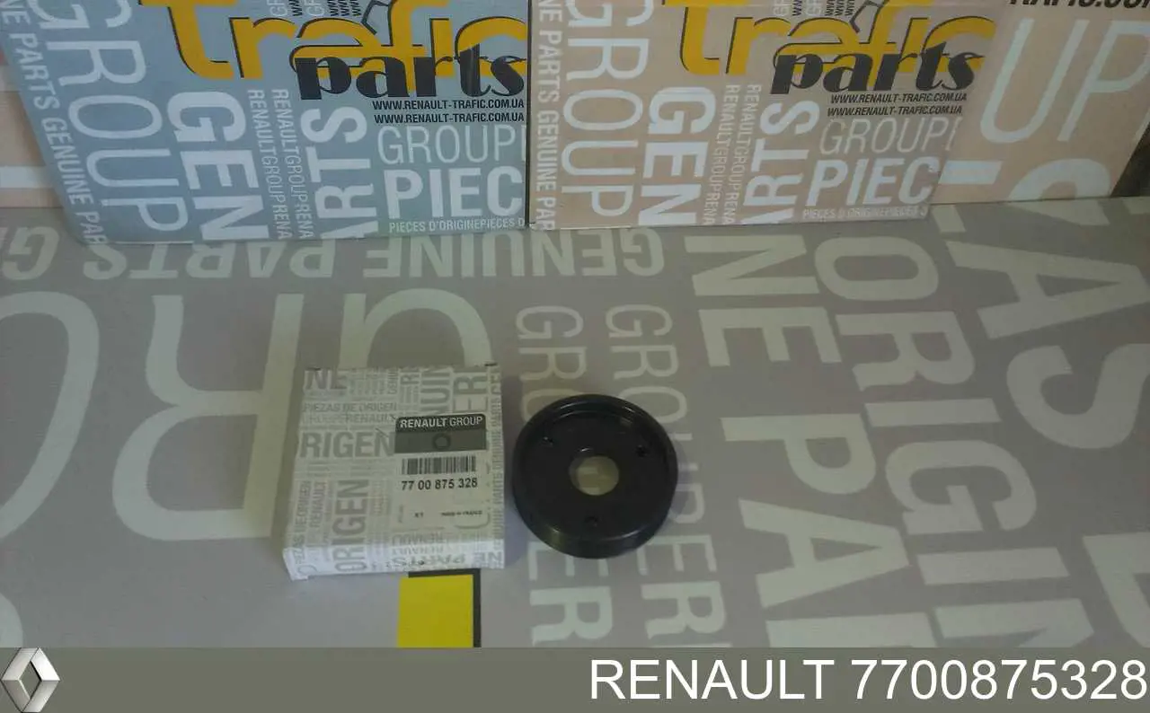 7700875328 Renault (RVI) Polia de bomba da Direção hidrâulica assistida
