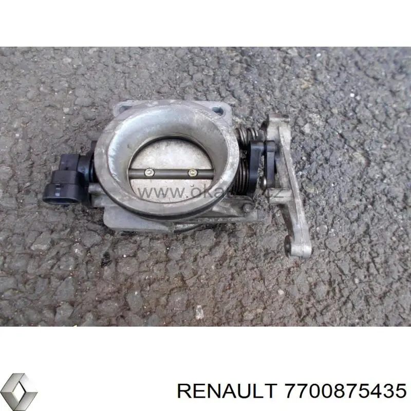 Válvula de borboleta montada Renault (RVI) 7700875435 preço, a partir de 69,81 USD