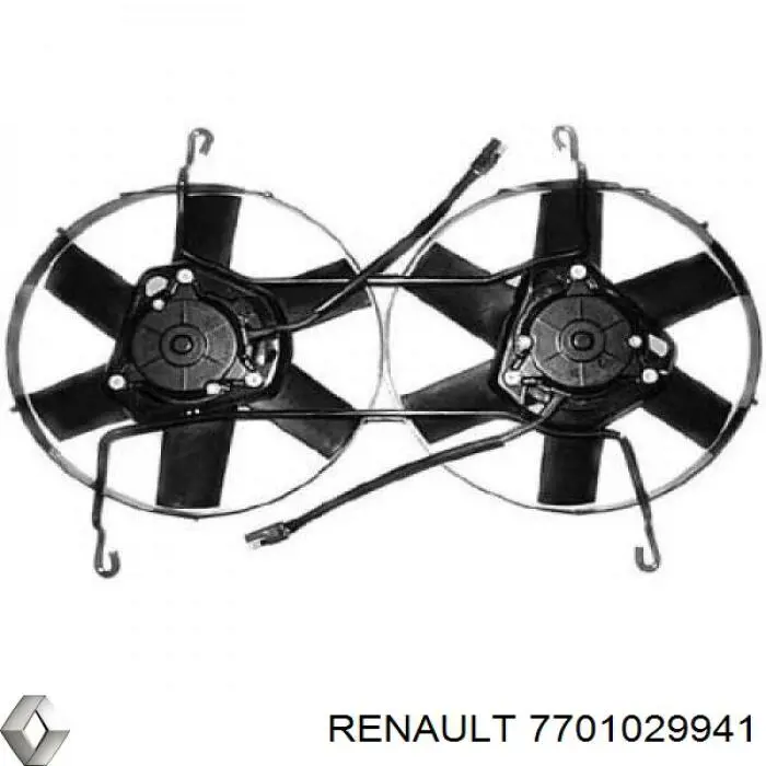 7701029941 Renault (RVI) Ventilador (roda de aletas) do radiador de esfriamento