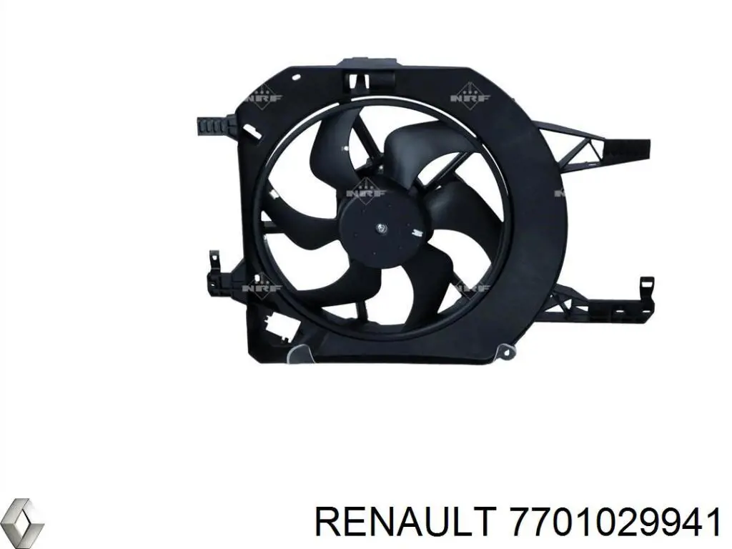 Ventilador (roda de aletas) do radiador de esfriamento Renault (RVI) 7701029941 preço, a partir de 55,81 USD