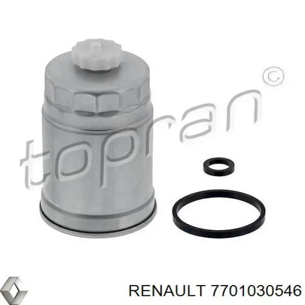 Filtro de combustível 7701030546 Renault (RVI)