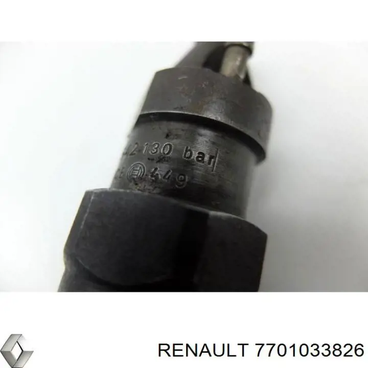 Compre 7701033826 Renault (RVI) Injetor de injeção de combustível