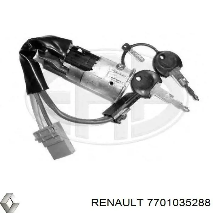 Fecho de ignição 7701035288 Renault (RVI)