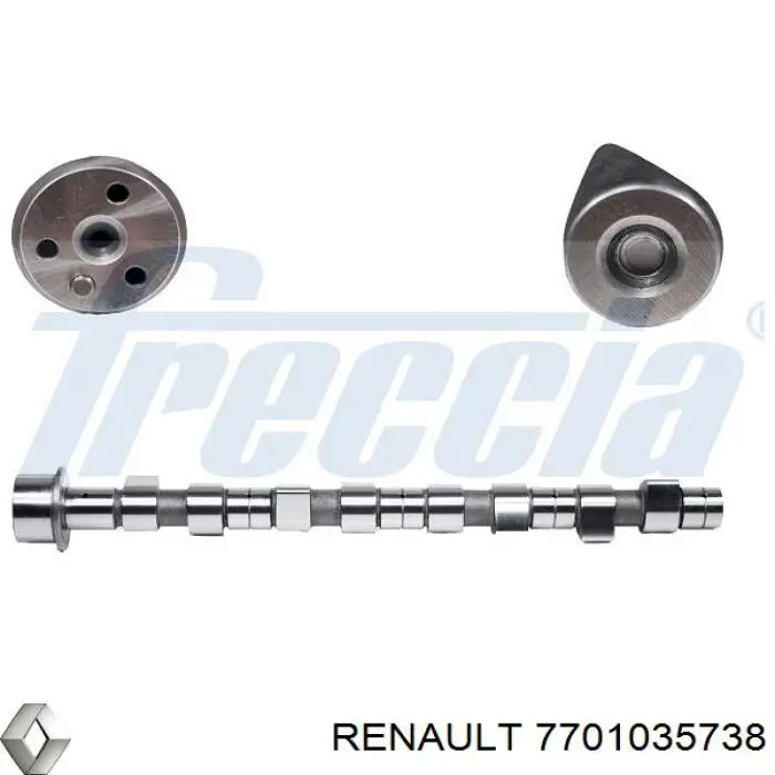 Árvore distribuidora de motor Renault (RVI) 7701035738 preço, a partir de 125,55 USD
