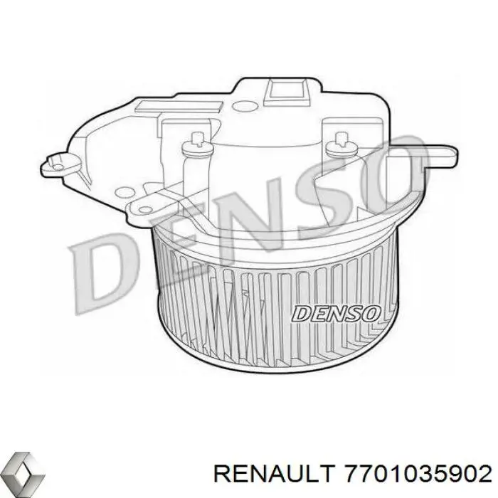Compre 7701035902 Renault (RVI) Motor de ventilador de forno (de aquecedor de salão)