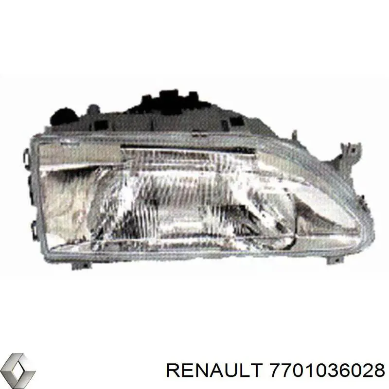 Luz direita Renault (RVI) 7701036028 preço, a partir de 53,21 USD